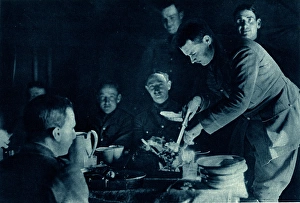 WW1 - Christmas Day dinner, British Camp, Salonika WW1 - Christmas Day dinner, British Camp, Salonika