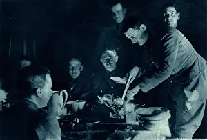 Festivities Prints: WW1 - Christmas Day dinner, British Camp, Salonika