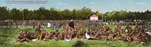 Commanders Prints: WW1 - Crown Prince Alexander at the Banjica camp, Serbia