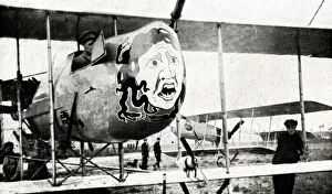 Aircrafts Gallery: WW1 - Decorated Belgian aeroplanes - Medussas Head