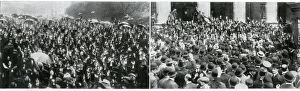 Demonstrations Gallery: WW1 - Demonstrations in London in favour of Alien Internment
