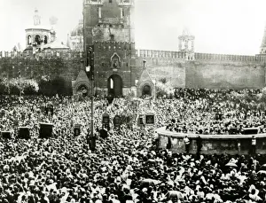 Bless Prints: WW1 - Eastern Front - Church service at Red Square, Moscow