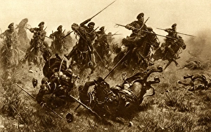 Attacks Collection: WW1 - Eastern Front - Cossack Cavalry in action