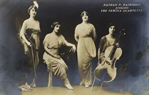Cellist Gallery: WW1 era - The Femina Quartette
