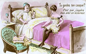 Flirtatious Gallery: WW1 era - Saucy French postcard