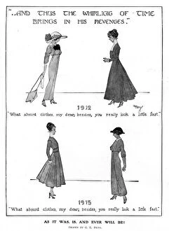 Images Dated 14th November 2017: WW1 fashion - As it was. Is. And Ever Will Be
