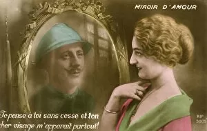 Images Dated 27th May 2016: WW1 - France - The mirror of love