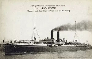 Amazone Gallery: WW1 - French Auxilliary Transport vessel Amazone