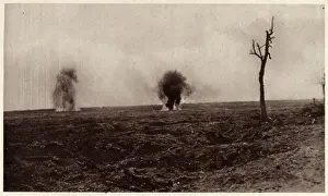 WW1 - Gas attacks near Canadian lines, October 1916