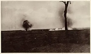 Explode Prints: WW1 - Gas attacks near Canadian lines, October 1916