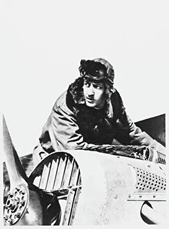Pilots Collection: WW1 - Georges Guynemer in his SPAD