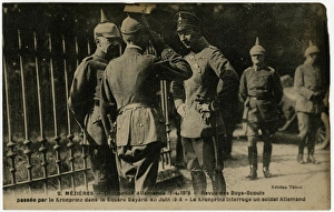 Ardennes Gallery: WW1 German Kronprinz, Boy Scout Revue, Charleville-Mezieres