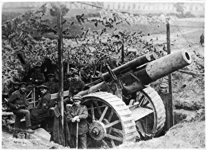 Stripes Prints: Ww1 Gun Emplacement / 1918