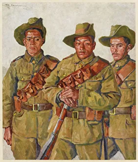 Indian Gallery: Ww1 Gurkhas