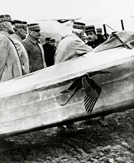 WW1 - Guynemer gets his Captains stripes, 3rd March 1917