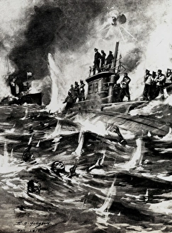 Torpedoed Ship, Ww1