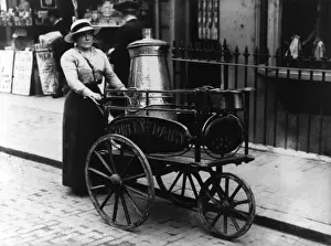 Churn Prints: WW1 Home Front - Milkmaid - Cowleys Dairy, Brighton, Sussex