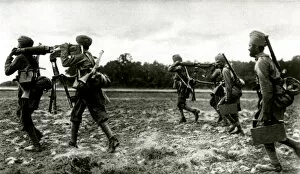 Soldeirs Gallery: WW1 - Indian Machine Gun Crews in France