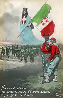 WW1 - Italy - Remembrance postcard