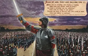 WW1 - Joan of Arc inspiring French forces to deeds of valour