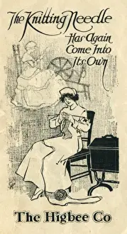 Handmade Prints: WW1 knitting booklet, The Higbee Company