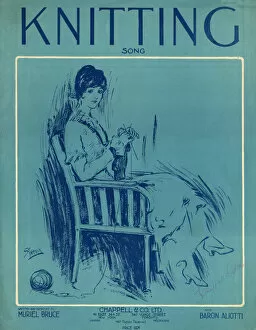 Soldeirs Gallery: WW1 knitting song sheet music