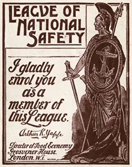 Instruction Prints: WW1 - League of National Safety