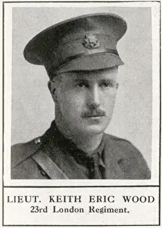 Eric Prints: WW1 - Lieutenant Keith Eric Wood - 23rd London Regiment