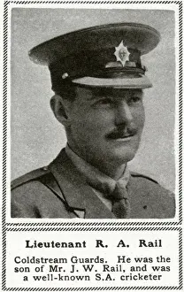 Roll Prints: WW1 - Lieutenant R A Rail - Coldstream Guards