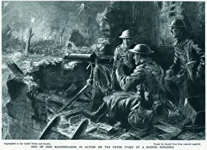 Positioning Prints: WW1 - Machine Gunners in action