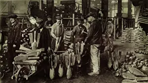 Torpedoes Prints: WW1 - Manufacture of Aerial Torpedoes - France