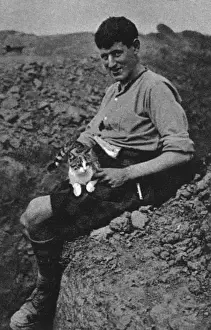 WW1 mascots: a trench cat