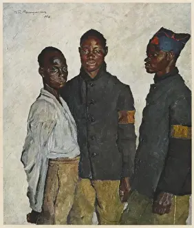 Protectorate Prints: Ww1 Men of Upper Volta