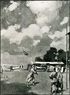Aircrafts Gallery: WW1 - News of an air raid, 1917