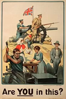 Recruit Gallery: WW1 - Parliamentary Recruiting poster