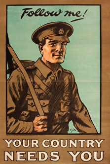 Images Dated 7th March 2014: WW1 - Parliamentary Recruiting poster