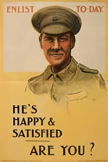 Images Dated 8th March 2014: WW1 - Parliamentary Recruiting poster