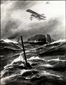 Aircrafts Gallery: WW1 - Patrolled U-Boat over Heligoland, German Islands