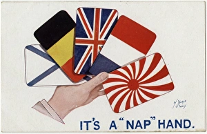 Ww1 Postcard Flag Cards