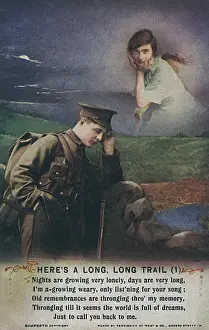 Sentimental Prints: Ww1 Postcard Long Trail