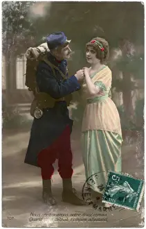Ww1 Postcard Love Story