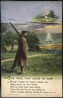 Ww1 Postcard Trail Home
