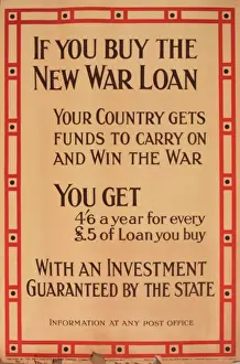 WW1 poster, The New War Loan