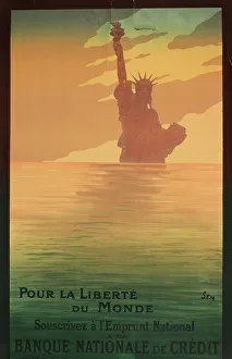 Support Gallery: WW1 poster, Pour la Liberte du Monde (For the Freedom of the World)