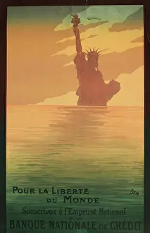 Defence Prints: WW1 poster, Pour la Liberte du Monde (For the Freedom of the World)