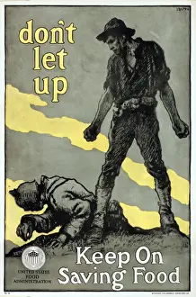 Saving Prints: WW1 poster, Keep On Saving Food