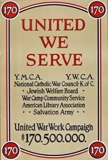 WW1 poster, United War Work Campaign