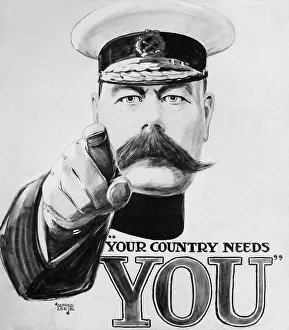 Kitchener Prints: WW1 Recruitment Poster Lord Kitchener