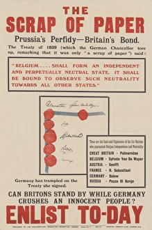 Agreement Gallery: WW1 Recruitment Poster -- The Scrap of Paper