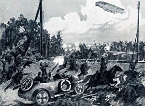 Reaction Collection: WW1 - The repulse of a Zeppelin raid in Poland